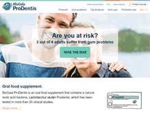 Tablet Screenshot of biogaia-prodentis.com